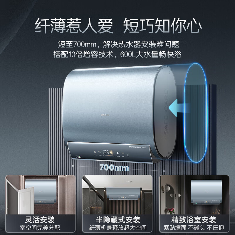 全新答案：卡萨帝60升速热储水式电热水器CEC6005-CJ5U1测评咋样？质量性能评测详情 心得分享 第1张