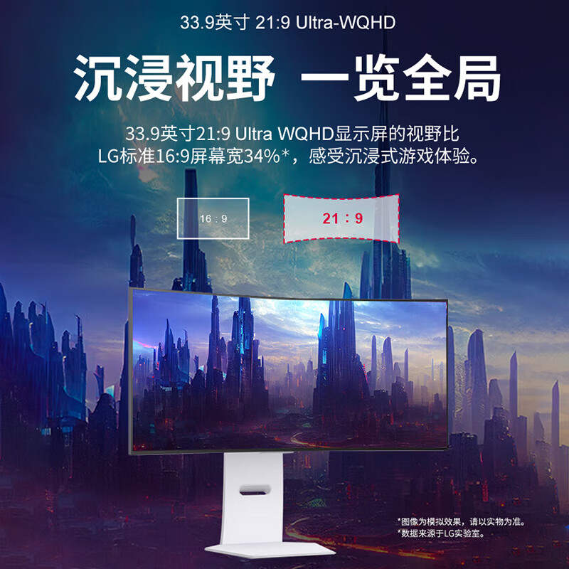 很纠结：LG 34GS95QE 白 33.9英寸 曲面带鱼屏显示器靠不靠谱呢？深度剖析解答 心得分享 第3张