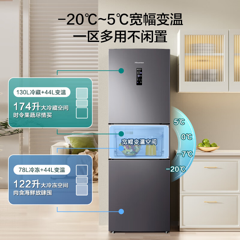 探讨点评：海信BCD-252WYK1DPUJ三开门冰箱功能评测很强啊？真实入手体验爆料 心得分享 第4张