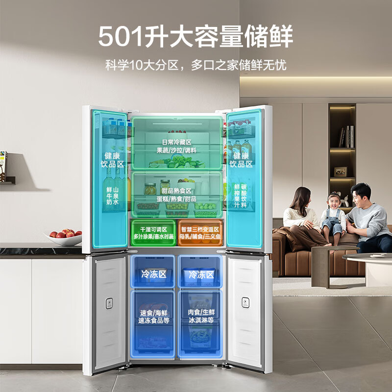 只谈核心：容声510升四开门电冰箱BCD-510WSK1FPCZA质量评测很好吗？多方位内情测评 心得分享 第6张