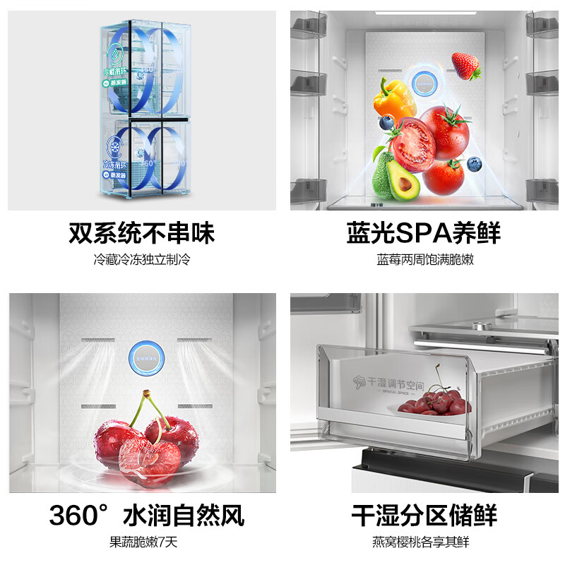 只谈核心：容声510升四开门电冰箱BCD-510WSK1FPCZA质量评测很好吗？多方位内情测评 心得分享 第5张