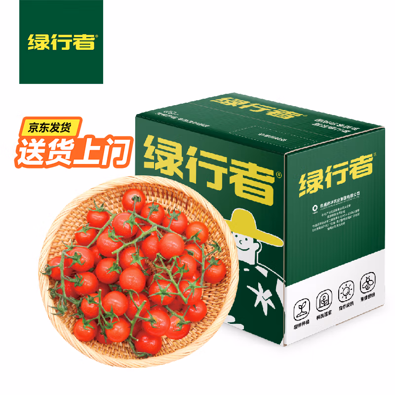 绿行者 散串樱桃番茄 500g*4盒 ￥29.9包邮