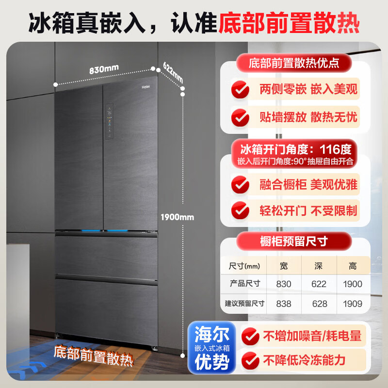 海尔BCD-501WGHFD14S8U1 冰箱深度评测如何？功能实测真实分享 首页 第2张