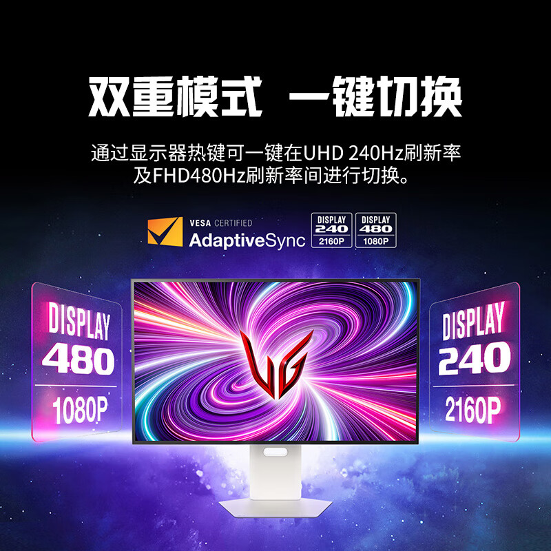 口碑测评：LG 32GS95UV 白31.5英寸OLED显示器众测咋滴呢？功能优缺点大评测 心得分享 第1张