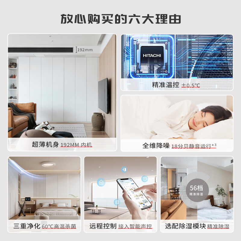 日立嵌入式空调RPIZ - 72HDQ1/P多角度实测：一拖一的宝藏机型 心得分享 第1张