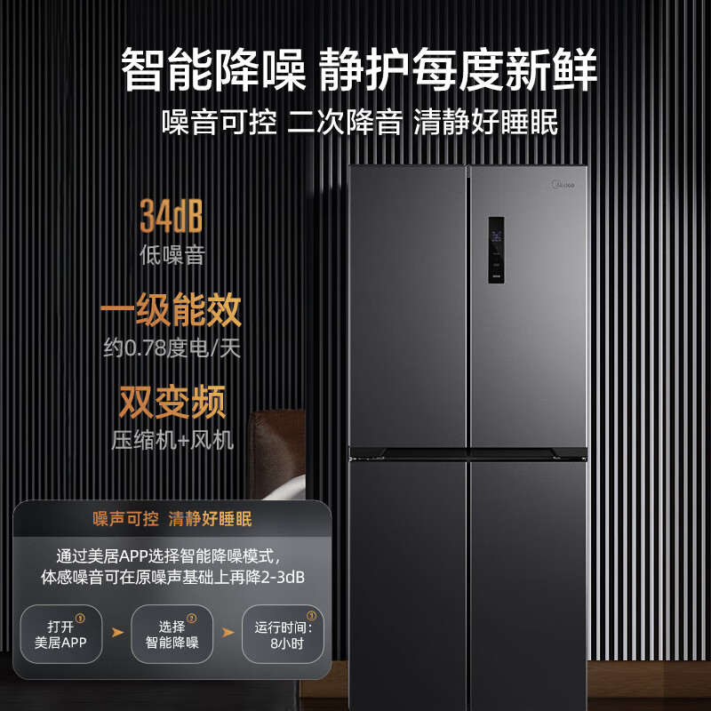 美的61厘米薄407升电冰箱BCD-407WSPZM(E)使用咋样？解析质量优缺点 对比评测 第2张