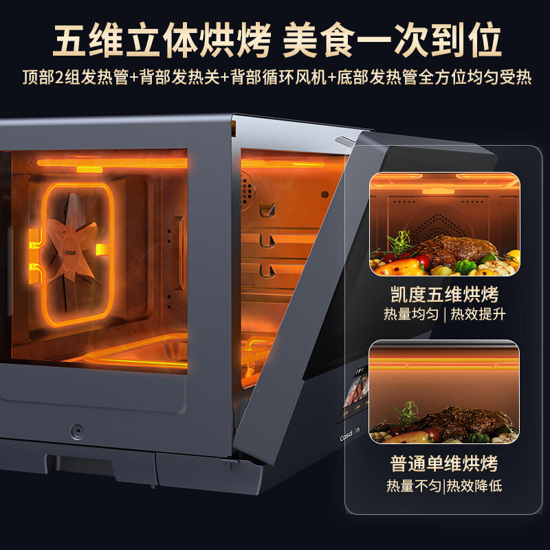 实锤分析：凯度微波炉 32L台式电烤箱ST3220WF-B9功能如何，反馈优缺点 心得体验 第5张