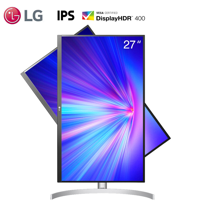 LG 27UL650-W 27英寸 4K超高清 HDR显示器 ￥1499