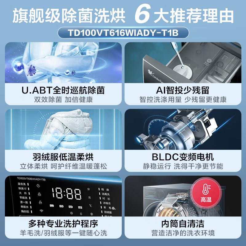 今日热搜：小天鹅td100vt616wiady-t1b滚筒洗衣机质量好不好？口碑反馈揭秘 心得分享 第3张