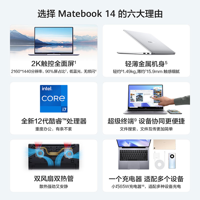 一起吐槽华为笔记本电脑MateBook 14 2022品测好不好？优缺点测评爆料 品牌评测 第4张
