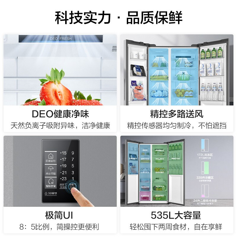 上当别怪我：海尔BCD-535WGHSSEDS9 535升星辉冰箱配置高真的吗？详情剖析大揭秘分享 心得分享 第3张
