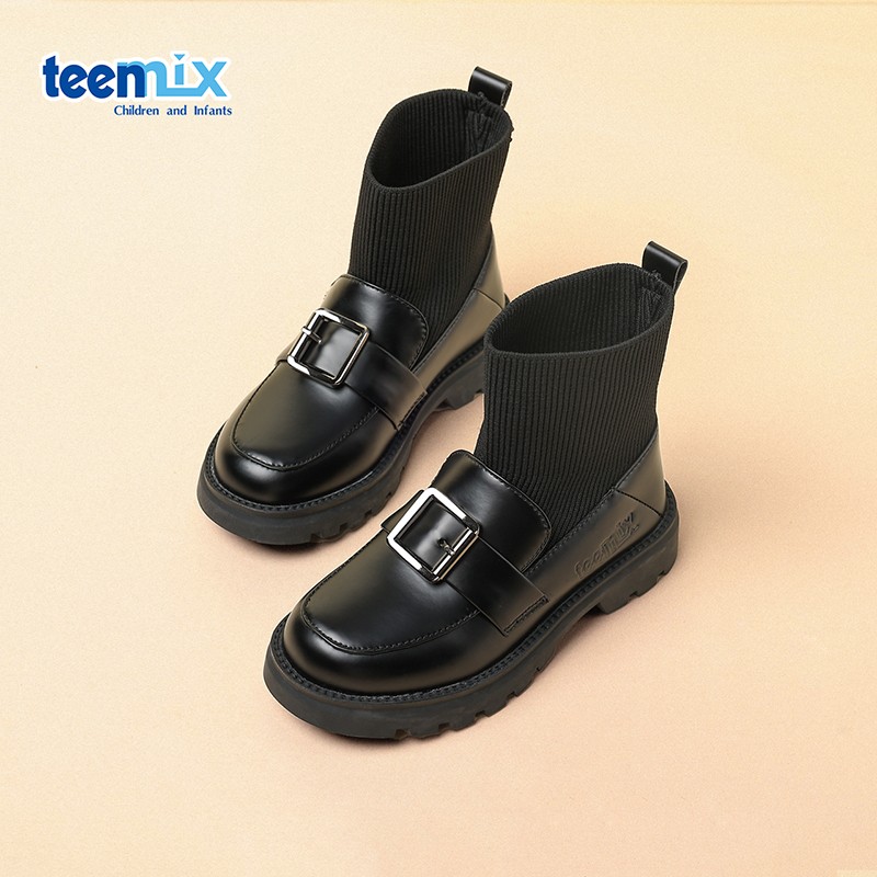 Teenmix 天美意 21年冬季新款 女童短靴 英伦风袜子靴 双重优惠折后￥149.28 26~37码可选 PLUS会员￥139