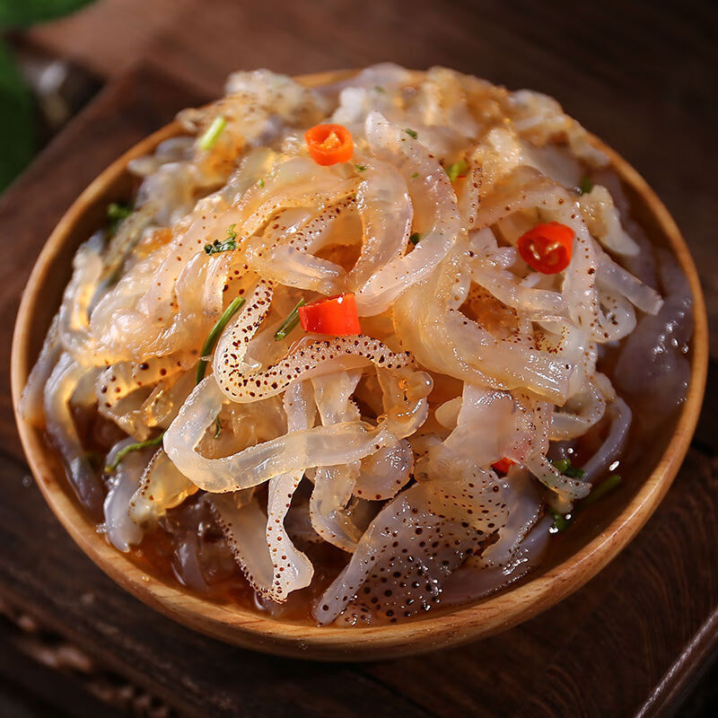 即食水晶海蜇皮 500g 凉拌海蜇丝非即食海蜇皮海鲜熟食海舌丝 【尝鲜