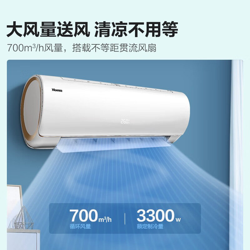 如何评价海信速冷热1.5匹新一级空调挂机EF20A1质量好不好，了解三周感受分享 心得评测 第1张