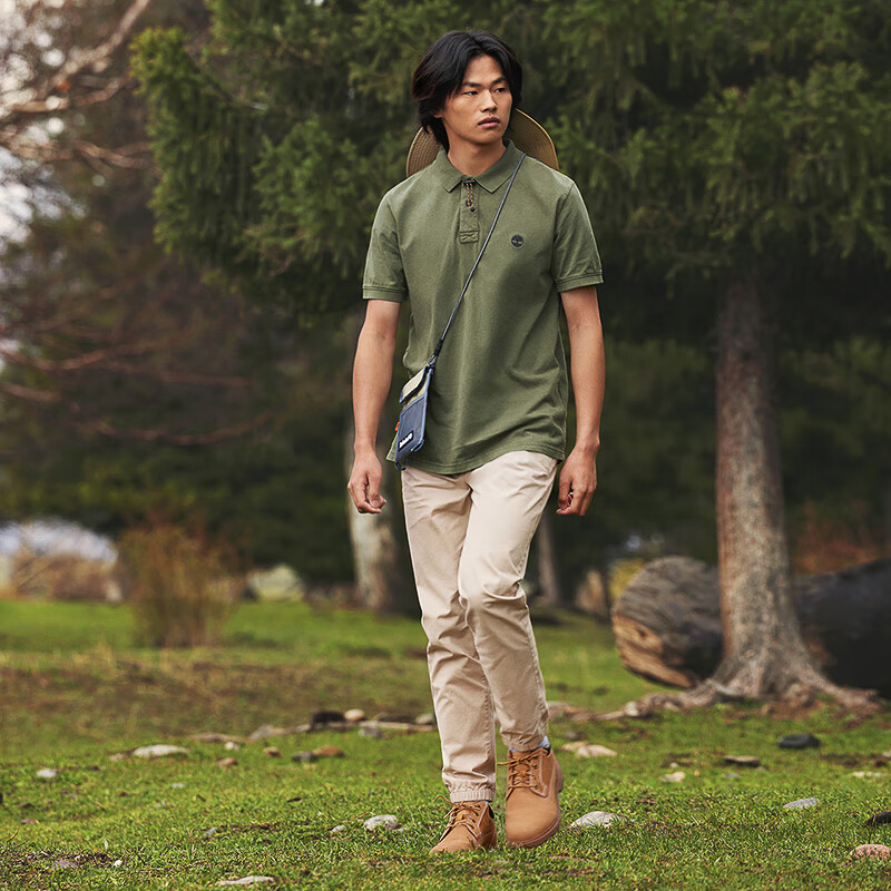 Timberland 添柏岚 男式短袖POLO衫 A6R29 Plus会员折后￥196.8 多色可选