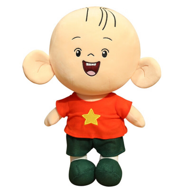大耳朵图图玩偶 毛绒玩具胡图图玩偶布娃大头儿子男孩新年生日礼物