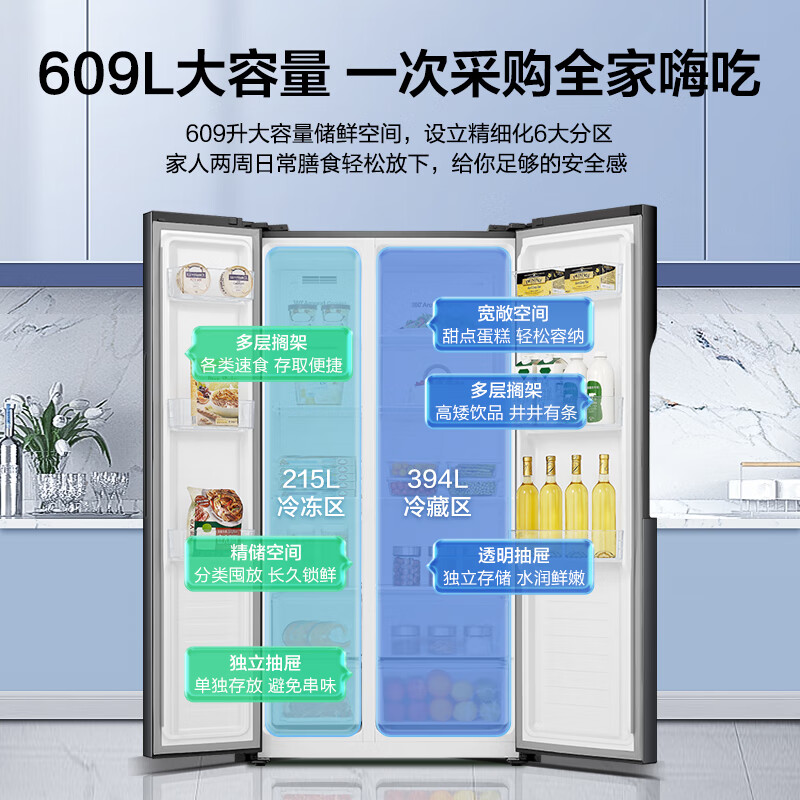 很想知道：容声60厘米薄503升冰箱BCD-503WD1FPQ实情测评如何？优缺点大爆料 心得分享 第4张