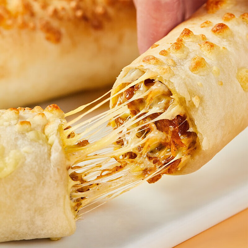 粮全其美 牛肉芝士卷 100g*7个+苏丹王榴莲芝士卷100g*3个 双重优惠折后￥69.9包邮