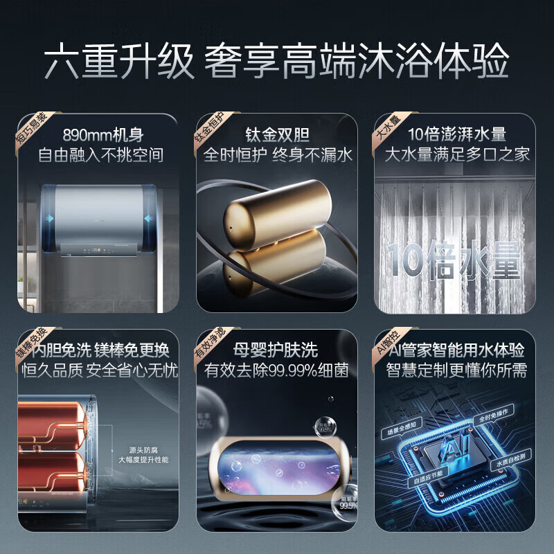 全新答案：卡萨帝cec8005-cj5u1  80升电热水器真的好吗？优缺点爆料测评 心得分享 第2张