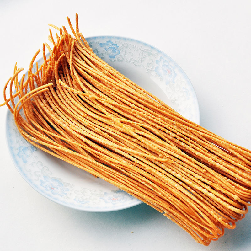 安徽阜阳油炸馓子山东河南手工方集馓子金丝撒子香油馓子麻花 3斤粗