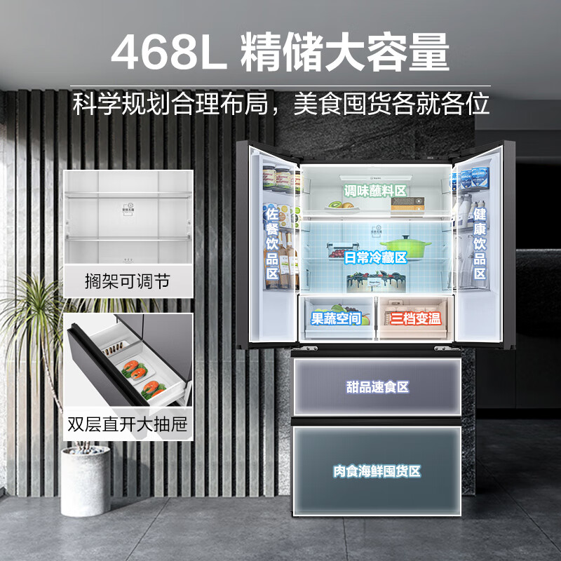 海尔BCD-468WGHFD5DSMU1冰箱配置很差很差？真实质量测评爆料 首页 第1张