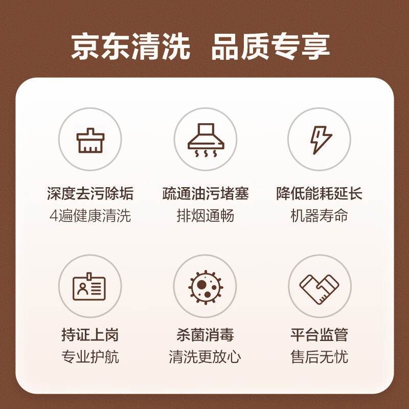 京东服务 油烟机全拆洗 45天质保 双重优惠折后￥149 赠140℃高温蒸汽消毒