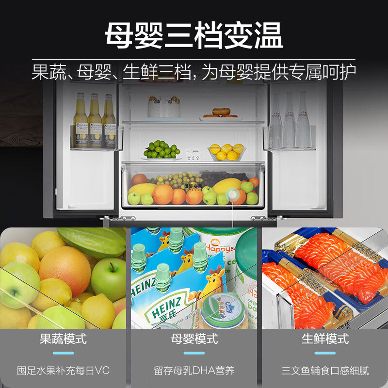 想知道真相：海尔bcd-410wlhfd7dsmu1 410升冰箱剖解么样？心得体验评价分享 心得分享 第2张