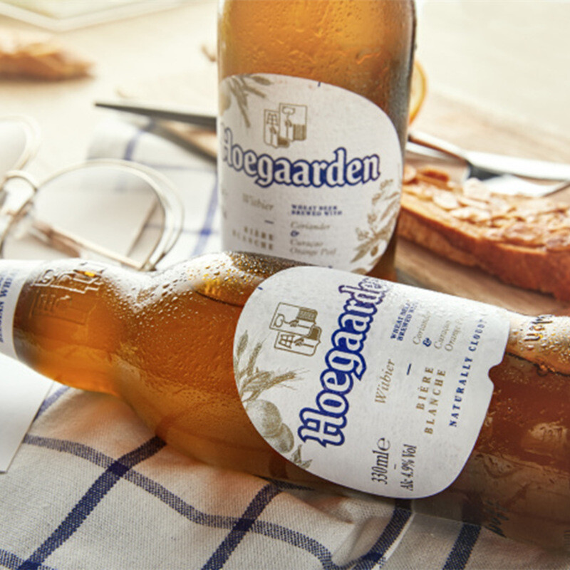 Hoegaarden 福佳 精酿白啤酒 330mL*24瓶 Plus会员折后￥143