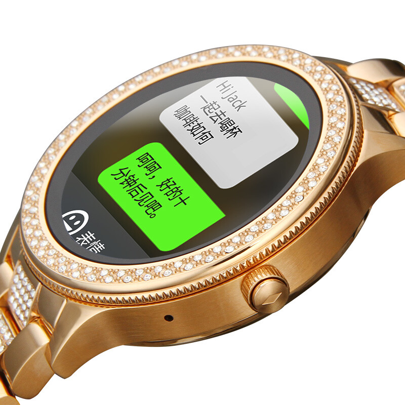 化石(fossil) 手表 时尚欧美智能表 触屏电子机芯 潮流时装腕表 镶钻