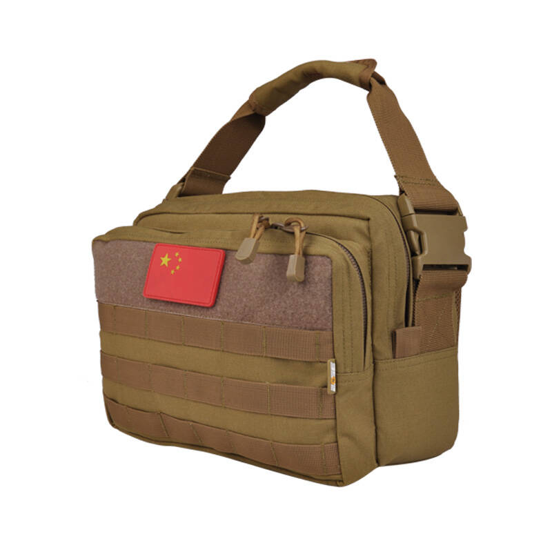 际华3502 e先锋手提单肩斜跨包 多功能背包 附件包 沙色