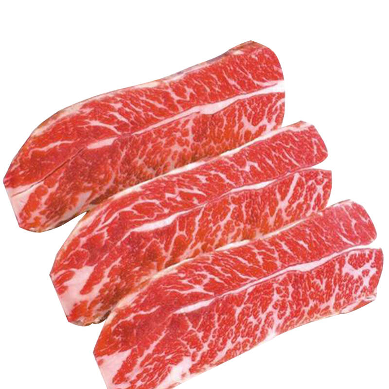 鲜聚汇 澳洲进口蓝标原味牛排 安格斯顶级去骨雪花牛小排360g/份 配酱