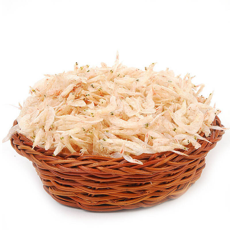 聚福鲜海鲜干货 淡干无盐虾皮100g/袋 白虾皮 纯野生小虾米 熟虾皮