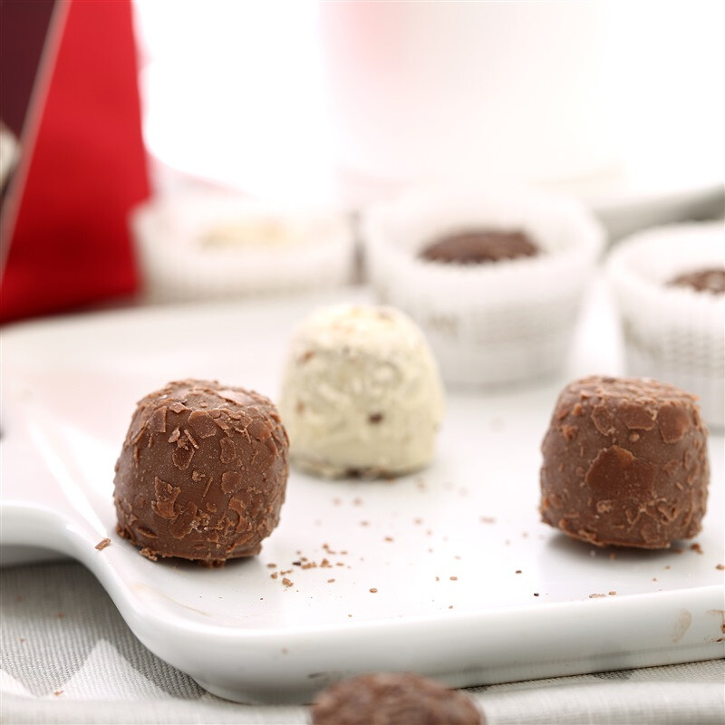 比利时进口 guylian吉利莲 雪球巧克力礼盒180g *10个