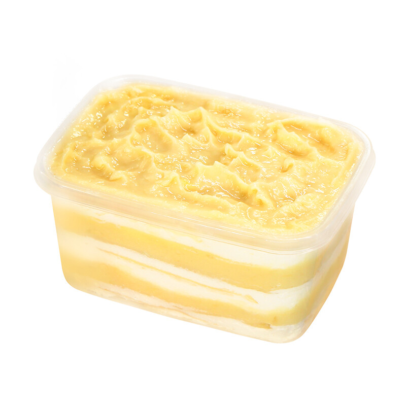 榴芒一刻 榴莲千层盒子蛋糕新鲜金枕头榴莲果肉班戟新鲜水果奶油千层