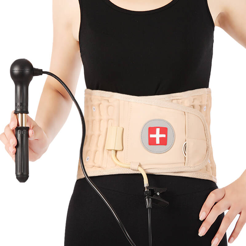 康漫护腰带腰间盘突出腰肌劳损气压牵引带腰椎牵引器 均码