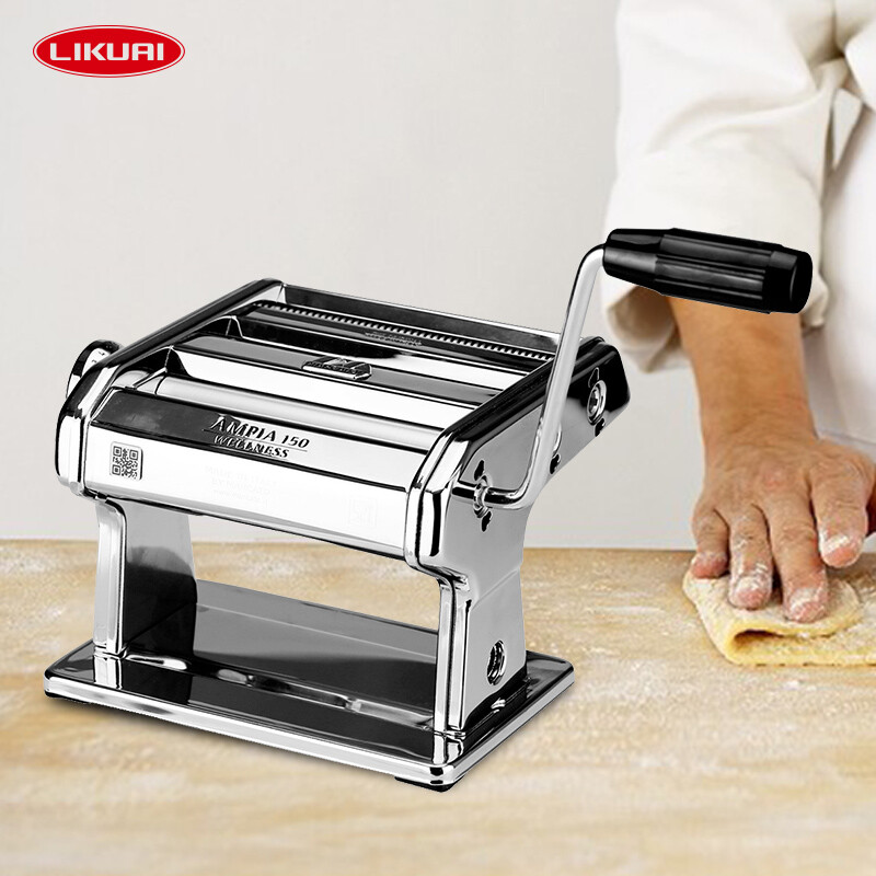 利快marcato意大利原装进口压面机面条机家用手动厨房9档可调一体式压