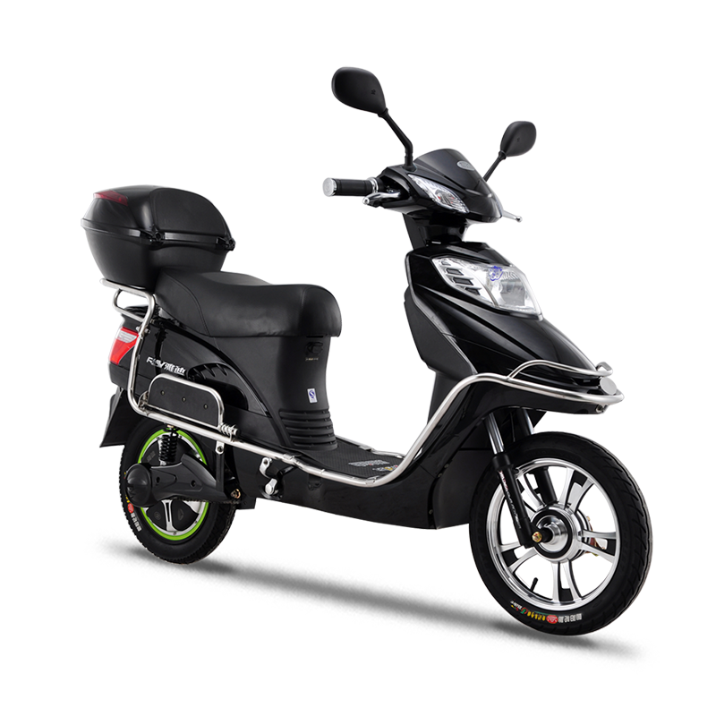 雅迪(yadea) 雅迪电动车 轻便电瓶车 简易轻卓时尚版 门店服务 黑