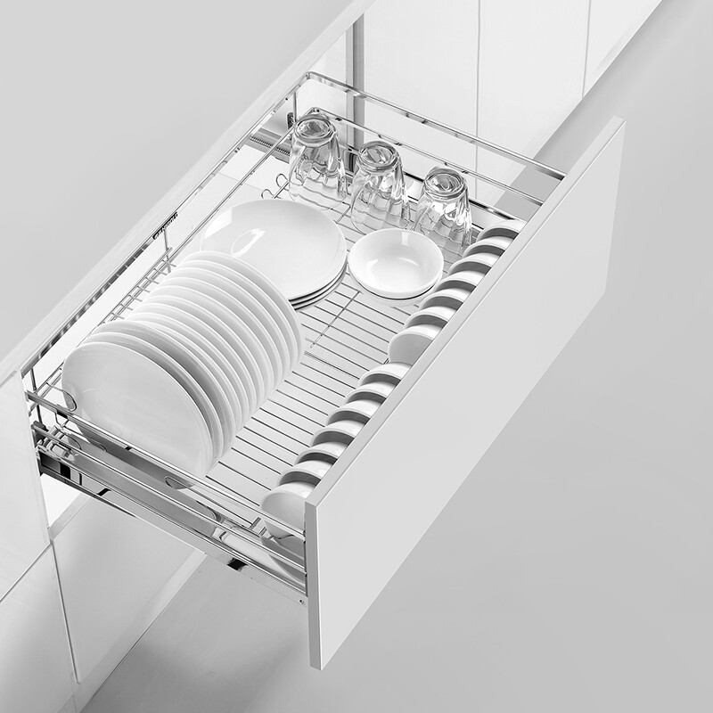 悍高(higold)308511-1e拉篮经典款不锈钢黑钻橱柜调味篮五金挂件厨房