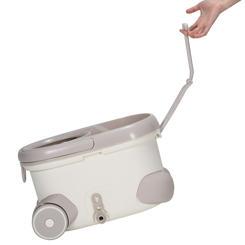 拓朴大卫滑轮双驱动旋转拖把桶 拓扑拖布甩干地拖墩布清洁工具 随身行