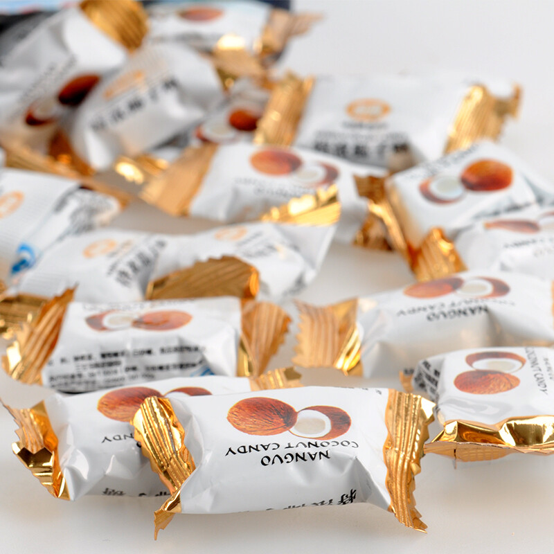 海南特产 南国 喜糖 零食 糖果 特浓椰子糖200g*2袋