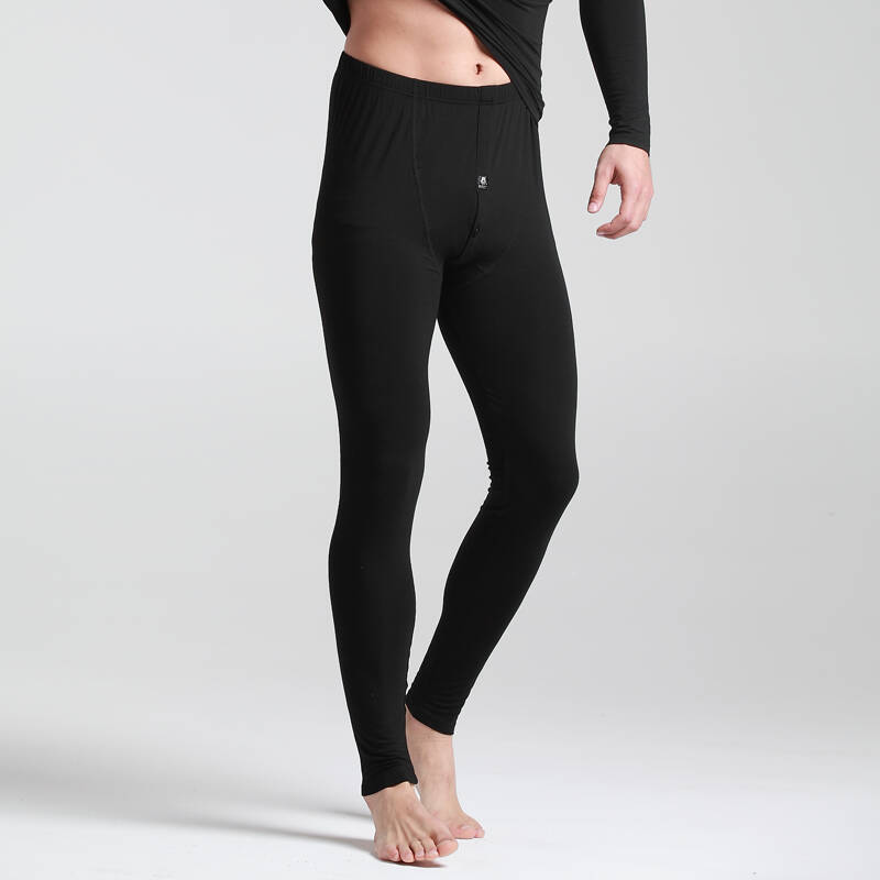 彩侣克兰新款 男士秋裤单件紧身 保暖裤打底裤线裤薄款衬裤纯棉 男式