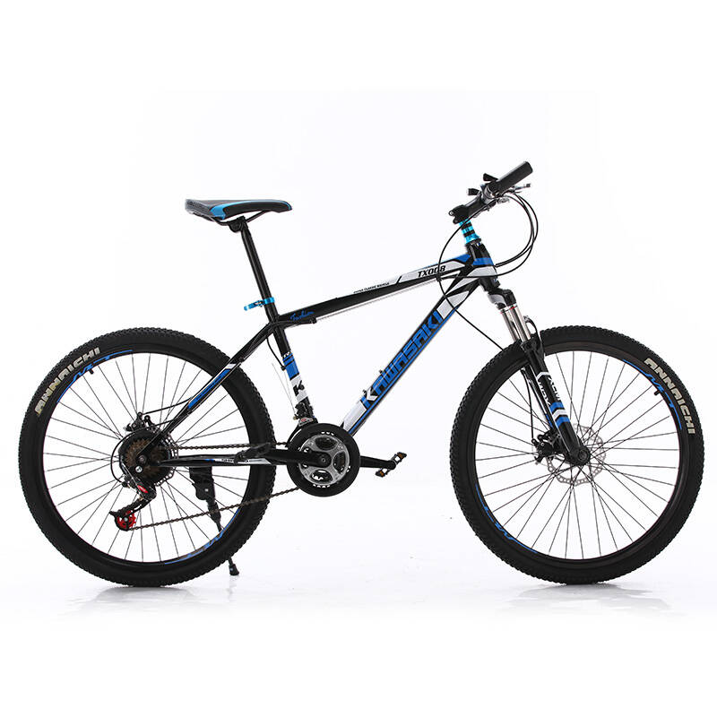 川崎山地自行车21/24/27速26寸双碟刹禧马诺变速器变速车男女学生公路