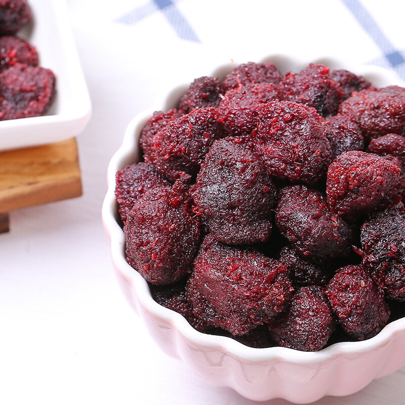 华味亨 蜜饯果干 办公休闲零食品小吃杨梅干果 桂味杨梅180g/桶 *2个