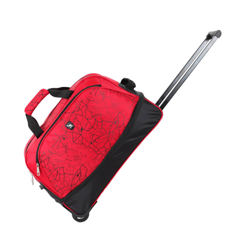 爱华仕 男女拉杆包 可扩容 可折叠大容量拉杆袋 8019 红色