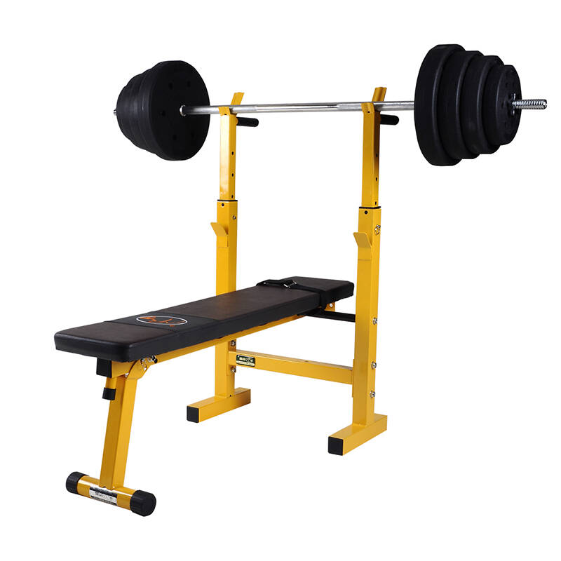 品健 简易举重床卧推杠铃架40-100kg公斤 多功能可折叠 综合训练器