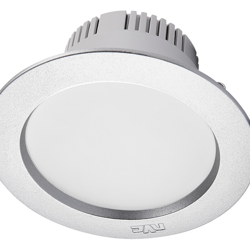 雷士(nvc)雷士照明 led筒灯天花灯 砂银色 3瓦暖白光4000k 开孔7.5-8.