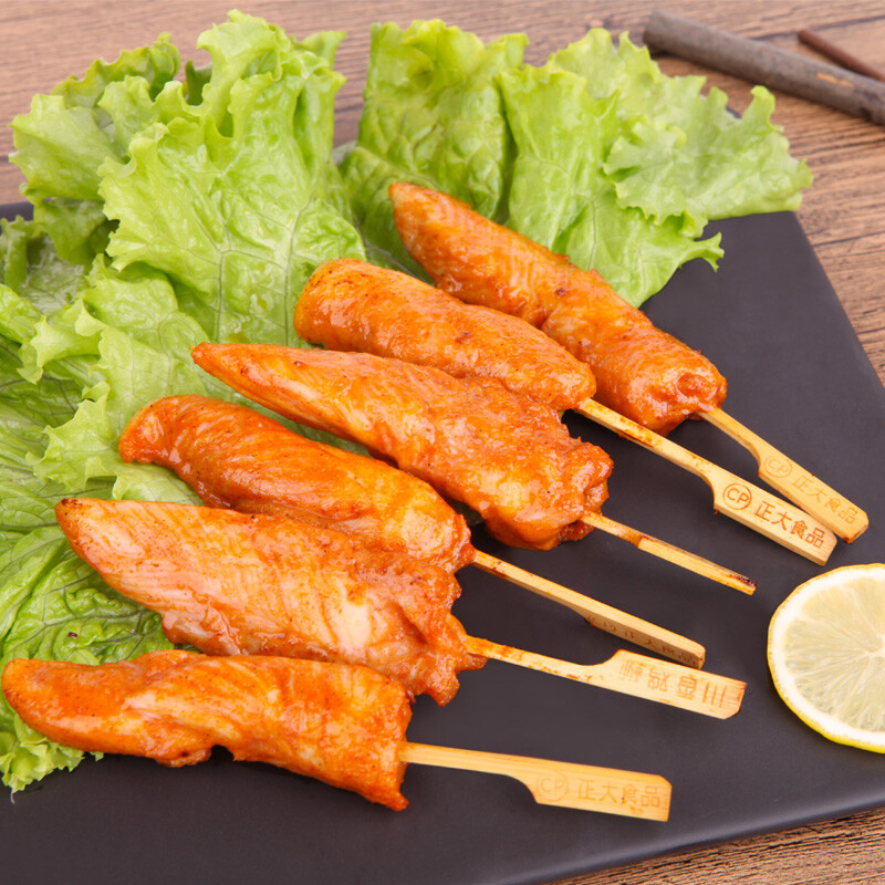 正大食品(cp) 川香鸡柳 400g 调味鸡胸肉 鸡肉串 油炸鸡柳 三明治泡面