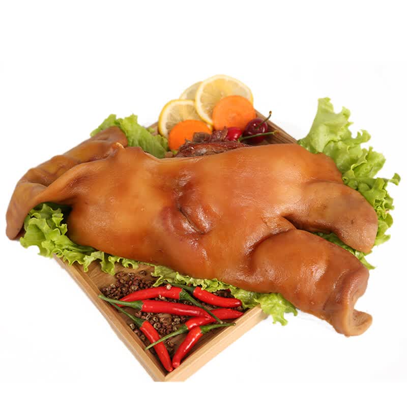 一口猪 熟食猪头肉 500g *3个