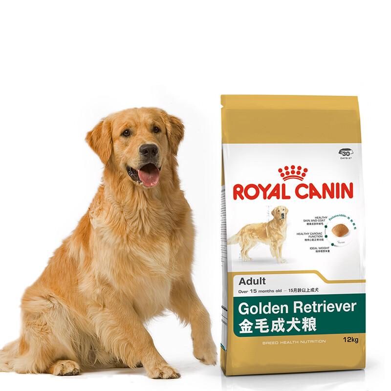 皇家(royal canin) 狗粮 金毛 成犬狗粮 gr25 12kg