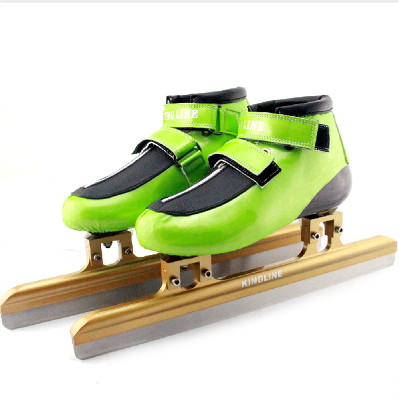 劲道速滑短道冰刀成人儿童鞋jd-166s顺丰包邮 浅绿色短道刀k165s 32